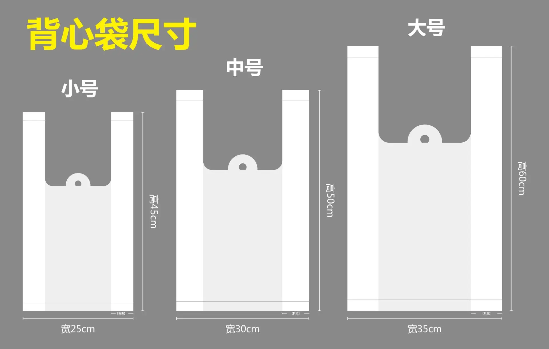 环保塑料背心袋的分类与样式(图1)